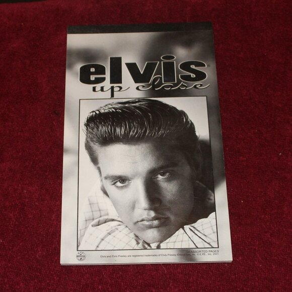 Vintage Elvis Up Close Note Pad - Picture 1 of 2